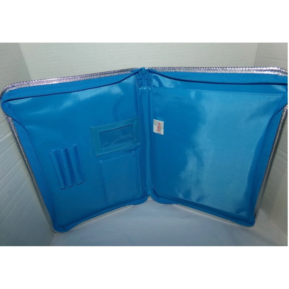 Disney Store Buzz Lightyear Zippered Portfolio Blue Honeycomb Toy Story